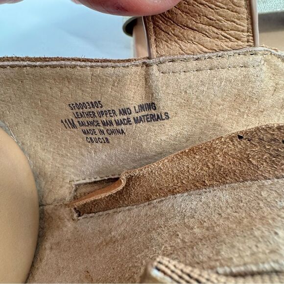 Sofft Womens Fiora Sandal Brown Gold Leather Caged Gladiator Flat Shoe Sz 11 - Picture 8 of 8